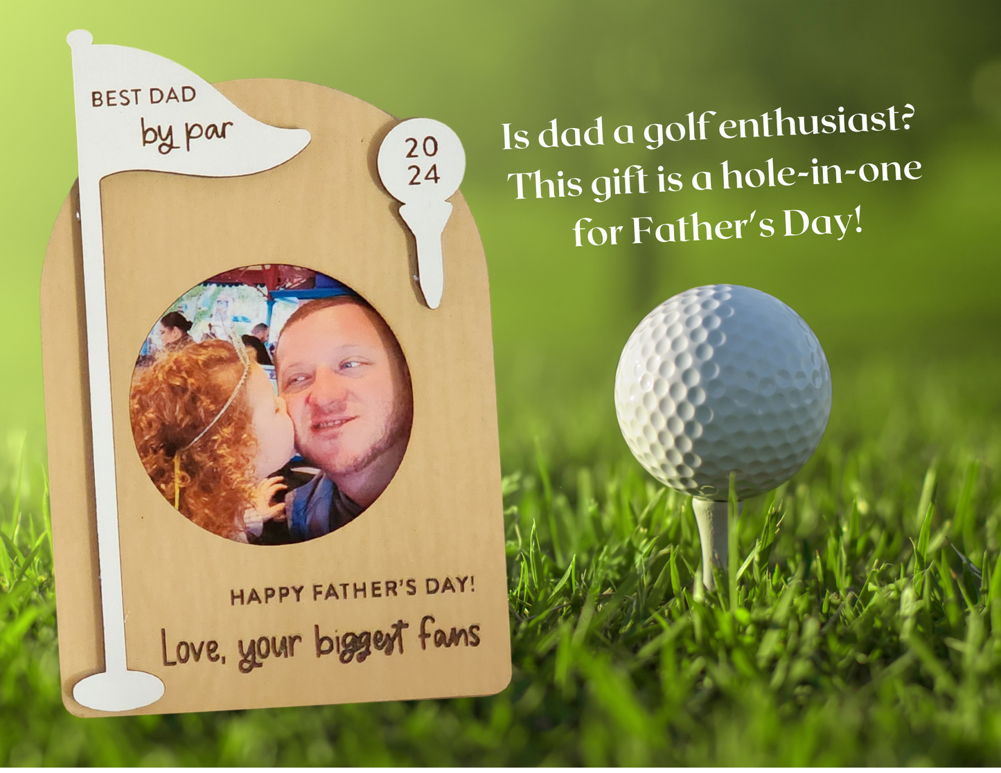 Father's Day Golf Photo Frame