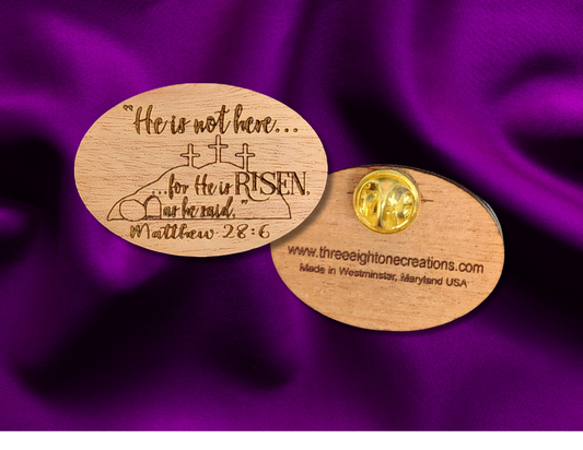 "He is Risen" Lapel Pin