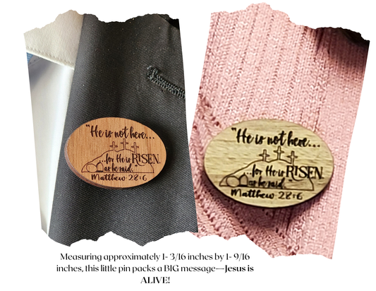 "He is Risen" Lapel Pin
