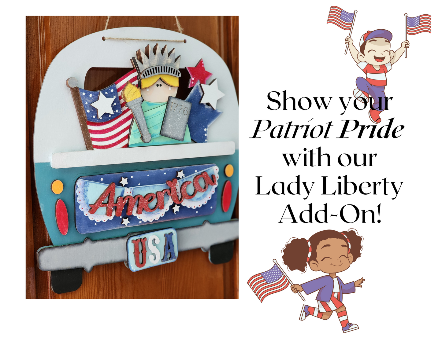 "Lady Liberty" Interchangeable Add-On