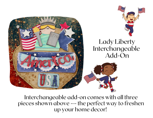 "Lady Liberty" Interchangeable Add-On