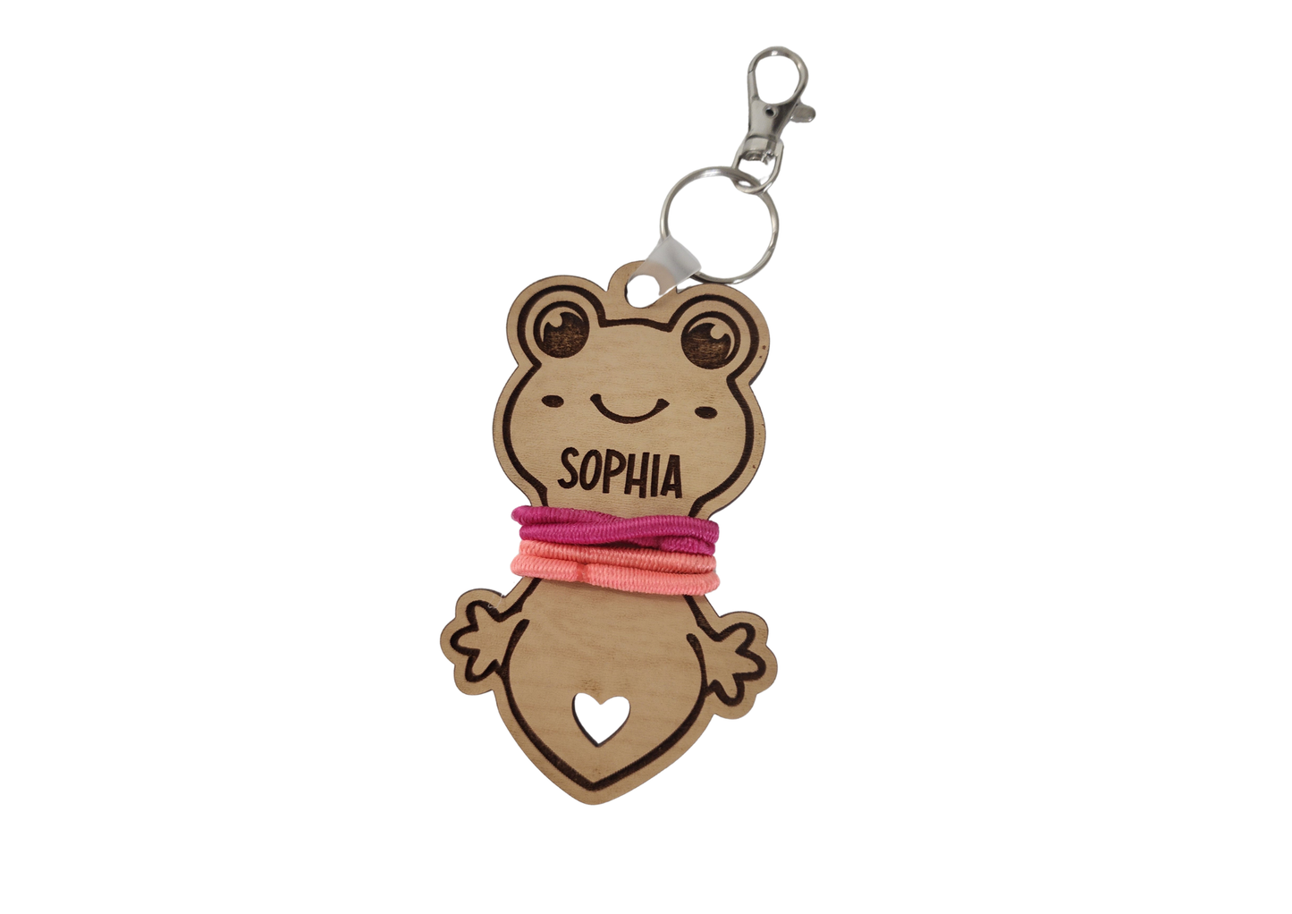 Personalized Animal Hair Tie Bag Tag