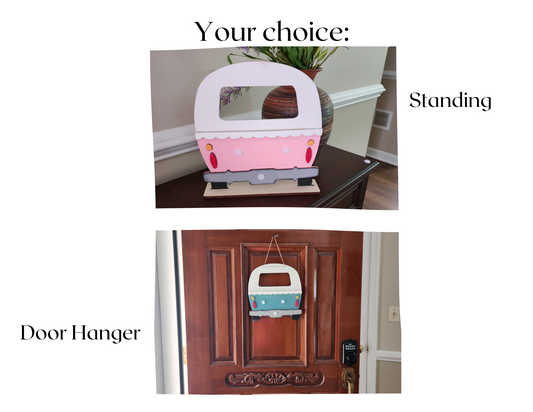 Camper Interchangeable Sign