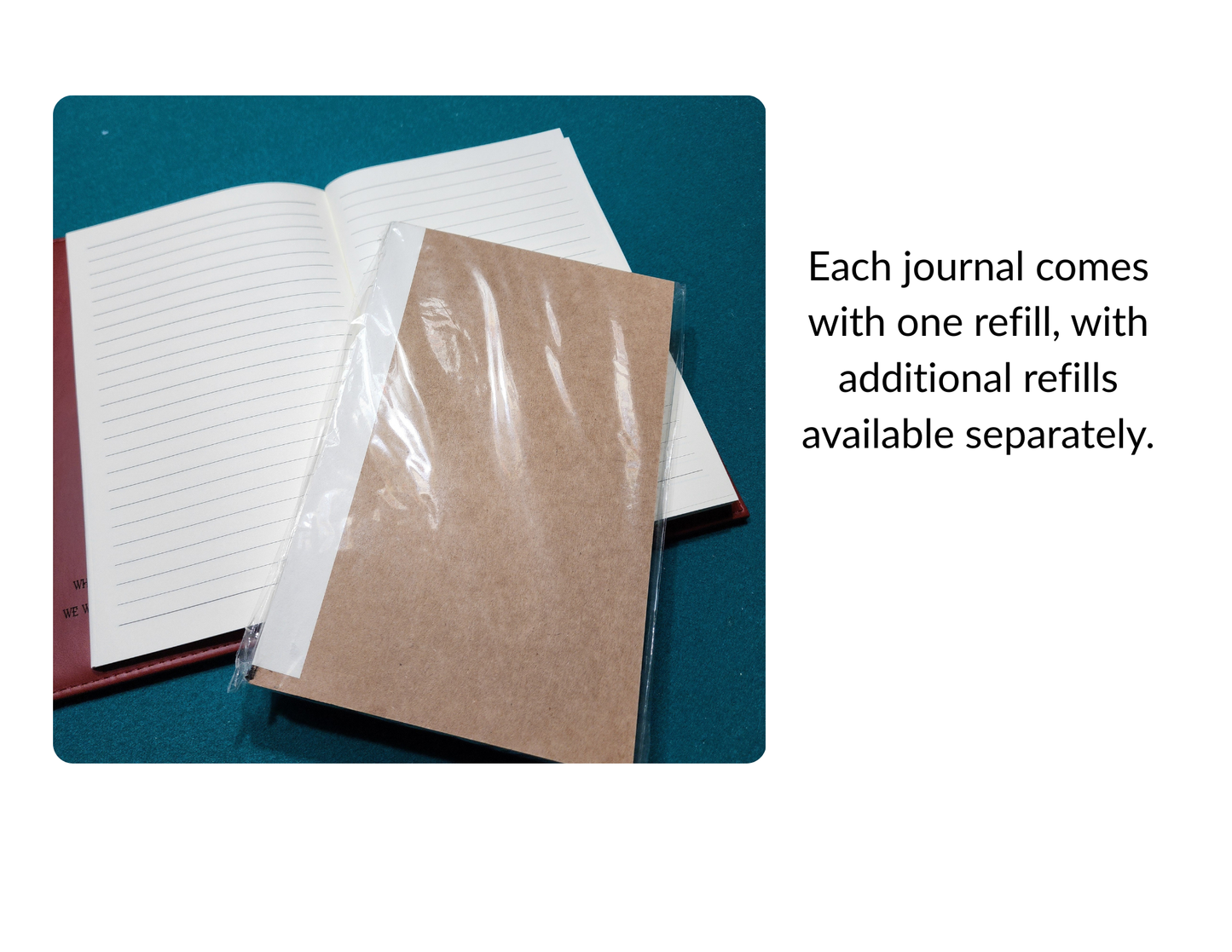 Prayer & Blessings Refillable Leatherette Journal – Personalized KJV Scripture Journal Gift