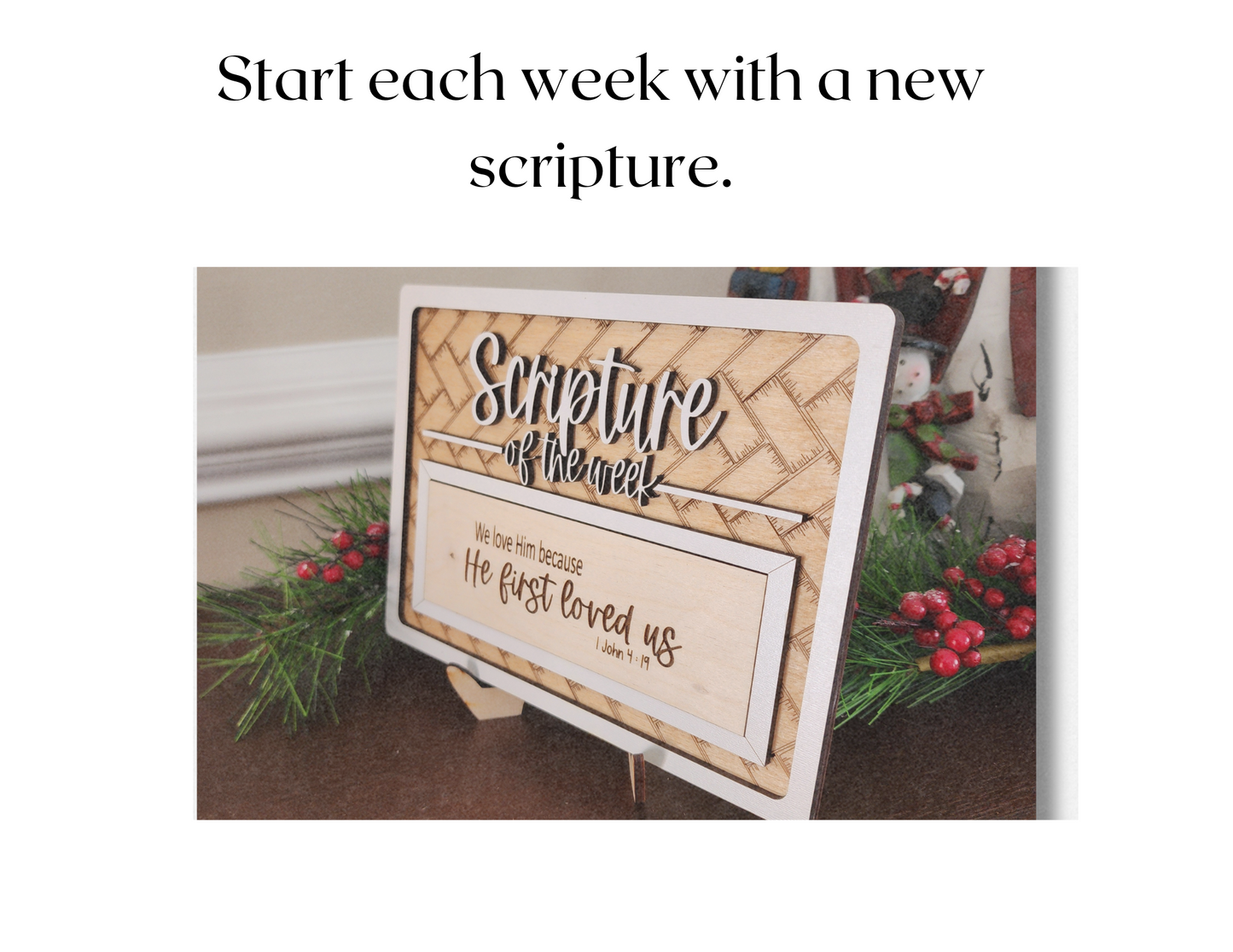 Scripture of the Week Starter Set (Interchangeable)