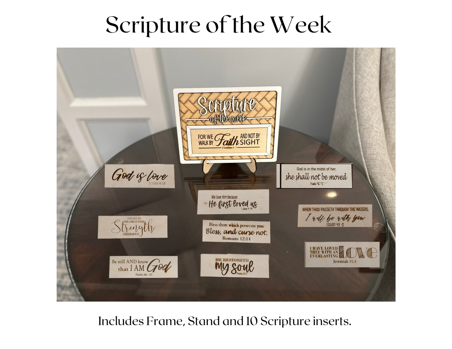 Scripture of the Week Starter Set (Interchangeable)