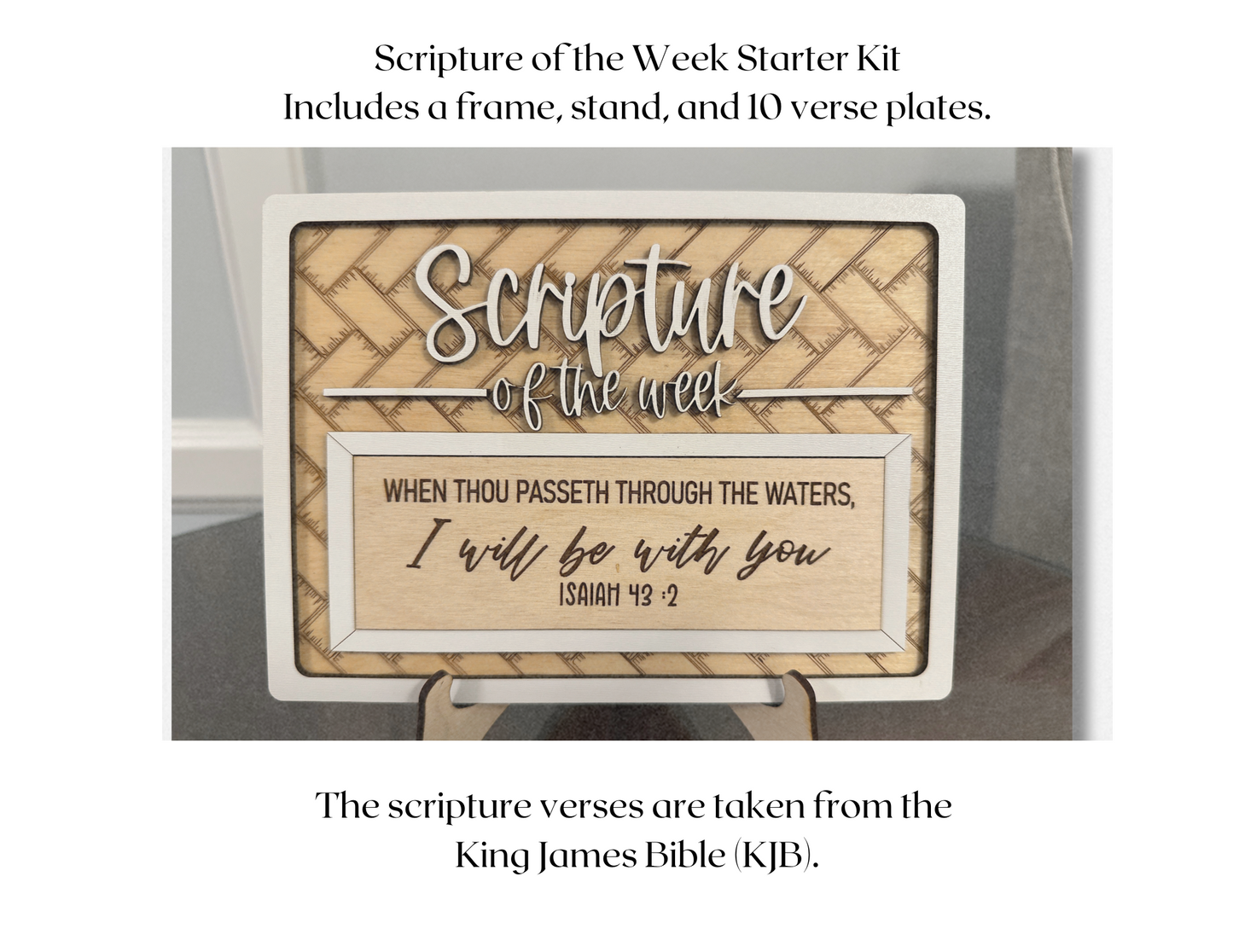 Scripture of the Week Starter Set (Interchangeable)