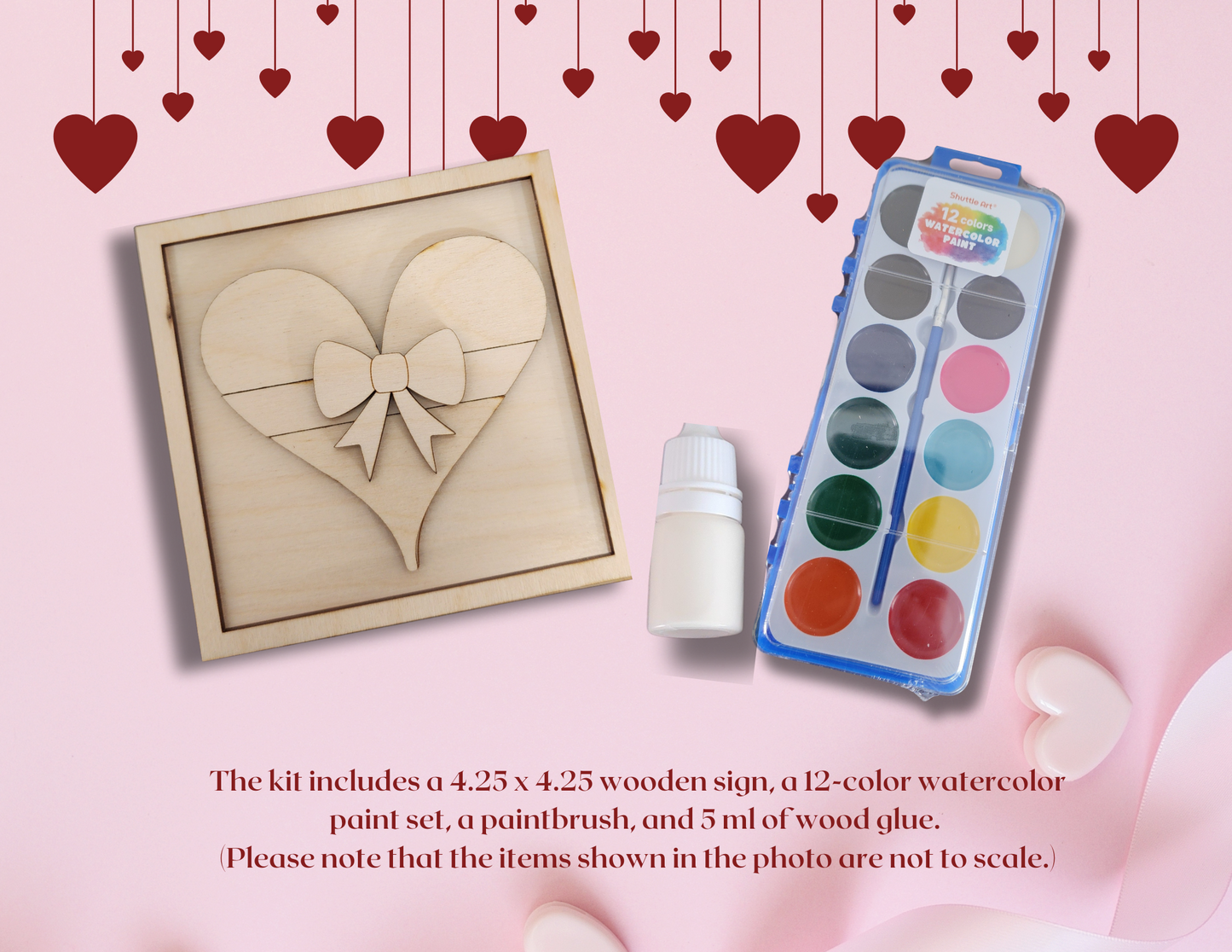 Simple Heart Valentine DIY Kit