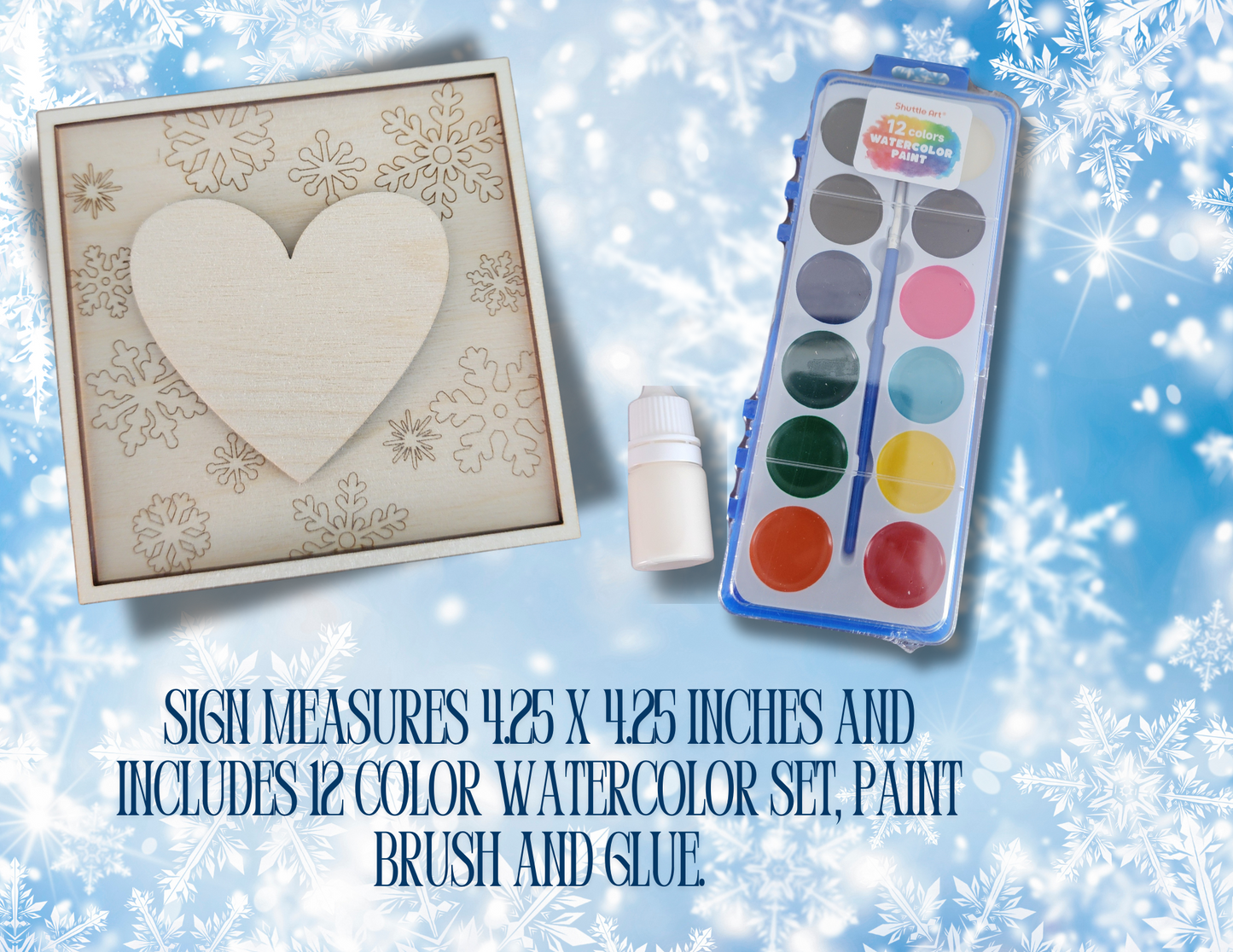 Snowflake Heart DIY Kit