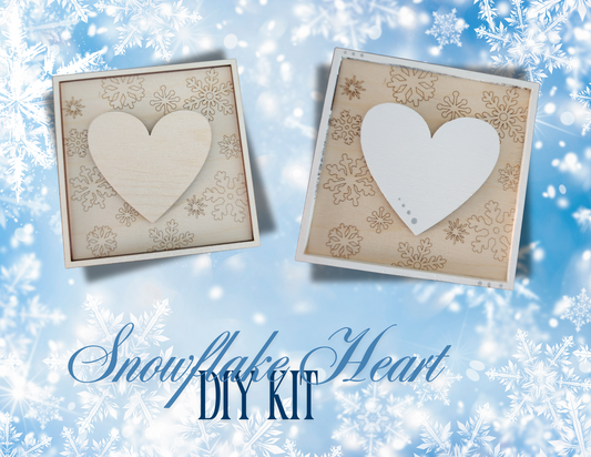 Snowflake Heart DIY Kit