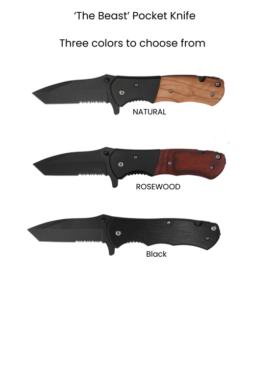 The Beast Pocket Knife – Tactical Folding Knife for Outdoor, Camping & Everyday Carry