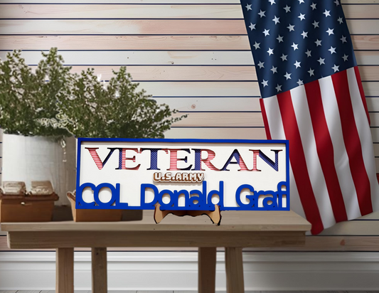 Veteran Customized Wall Decor