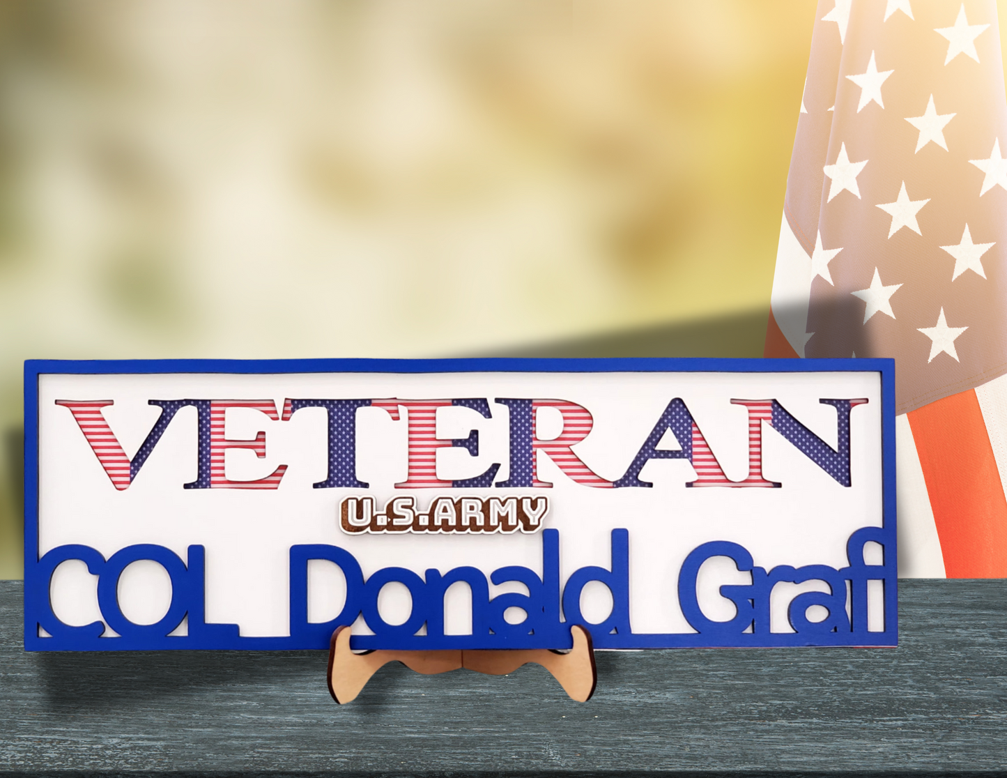 Veteran Customized Wall Decor