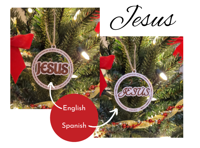 Names of Our Saviour Christmas Ornaments