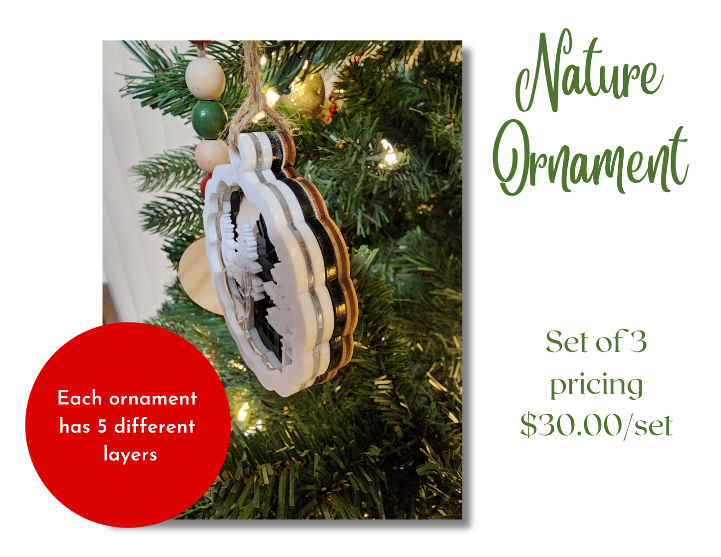 Christmas Nature Ornaments