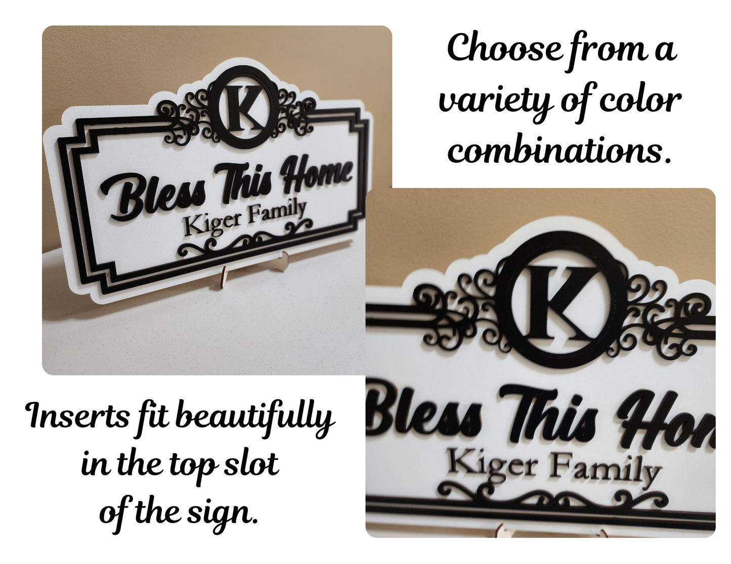 Welcome Home Interchangeable Sign Starter Set