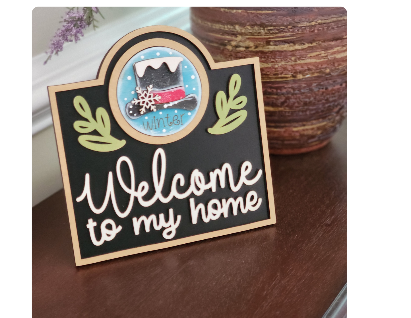 Welcome Home Interchangeable Sign – Mini Starter Set