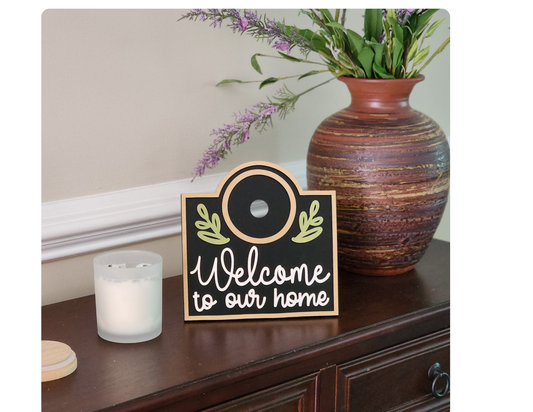 Welcome Home Interchangeable Sign – Mini Starter Set